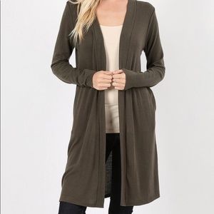 💚💜Plus Size (Knee length) Cardigan Duster💚💜